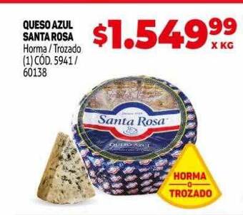 Makro Queso Azul Santa Rosa oferta