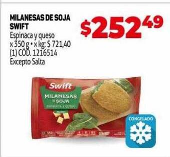 Makro Milanesas De Soja Swift oferta