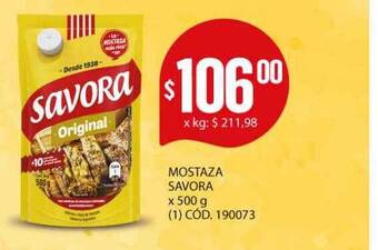 Makro Mostaza Savora oferta
