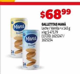 Makro Galletitas Maná oferta