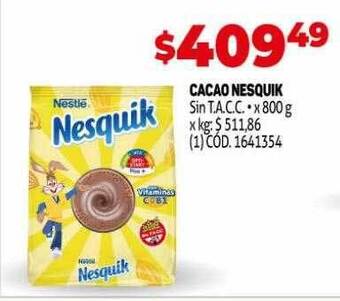 Makro Cacao Nesquik oferta