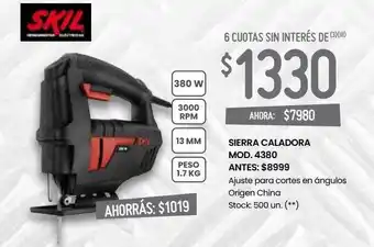 Changomas Sierra Caladora Mod 4380 oferta