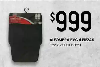 Changomas Alfombra Pcv 4 Piezas oferta
