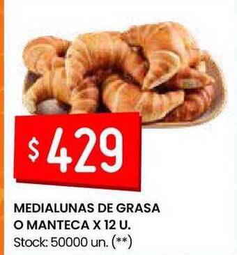 Changomas Medialunas De Grasa O Manteca oferta