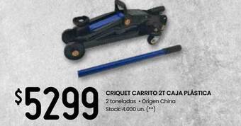 Changomas Criquet Carrito 2t Caja Plástica oferta
