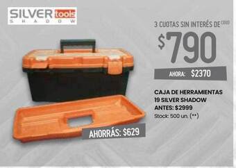 Changomas Caja De Herramientas 19 Silver Shadow oferta