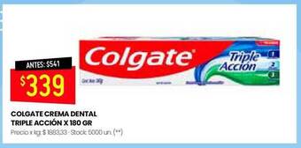 Changomas Colgate Crema Dental Triple Acción oferta
