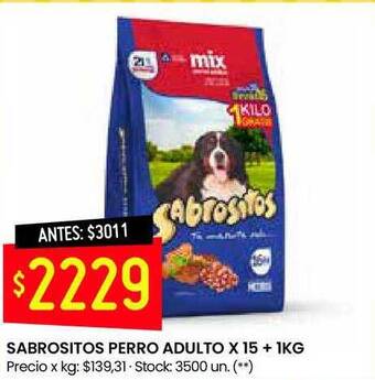 Changomas Sabrositos Perro Adulto oferta