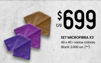 Changomas Set Microfibra oferta