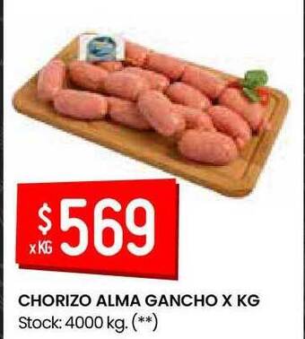 Changomas Chorizo Alma Gancho oferta