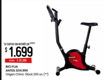 Changomas Bici Fija oferta