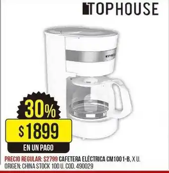 Coto Tophouse Cafetera Eléctrica Cm1001-b oferta