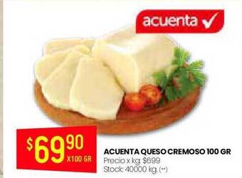 Changomas Acuenta Queso Cremoso 100 Gr oferta