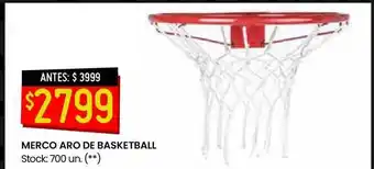 Changomas Merco Aro De Basketball oferta