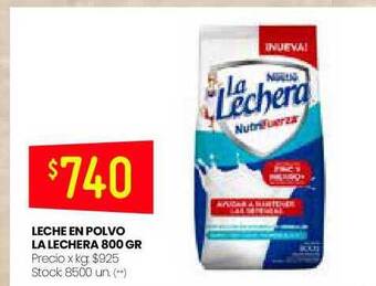 Changomas Leche En Polvo La Lechera oferta