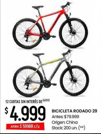 Changomas Bicicleta Rodado 29 oferta