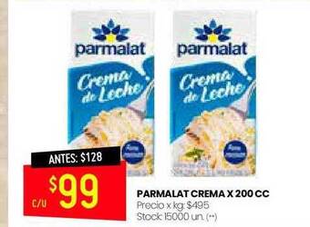 Changomas Parmalat Crema oferta