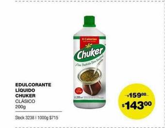 Atomo Conviene Edulcorante Liquido Chuker oferta