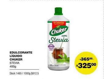 Atomo Conviene Edulcorante Líquido Chuker oferta