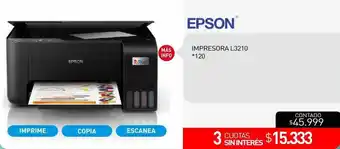 La Anonima Impresora L3210 Epson oferta