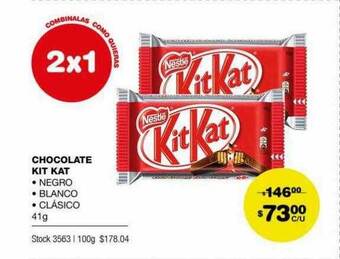 Atomo Conviene Chocolate Kit Kat oferta
