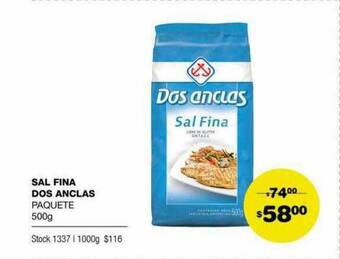 Atomo Conviene Sal Fina Dos Anclas oferta