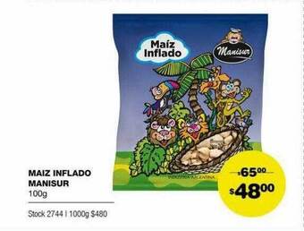 Atomo Conviene Maiz Inflado Manisur oferta