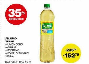Atomo Conviene Amargo Terma 35% Descuento oferta