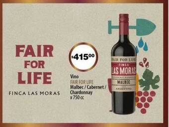Atomo Conviene Vino Fair For Life Malbec Cabernet Chardonnay oferta