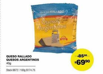 Atomo Conviene Queso Rallado Quesos Argentinos oferta