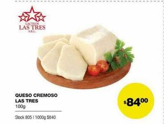 Atomo Conviene Queso Cremoso Las Tres oferta