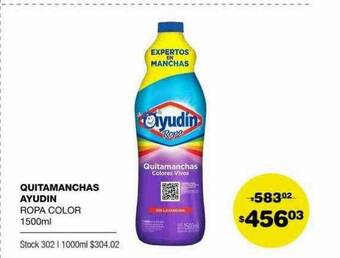 Atomo Conviene Quitamanchas Ayudin oferta