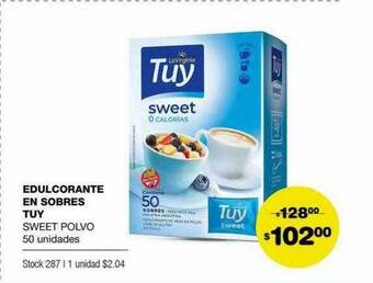 Atomo Conviene Edulcorante En Sobres Tuy oferta