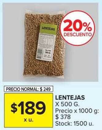 Carrefour Market Lentejas 20% Descuento oferta