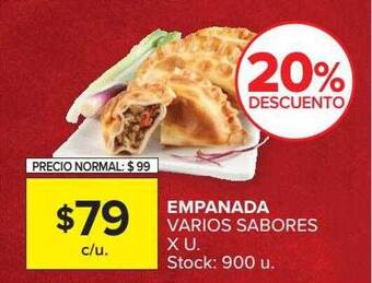 Carrefour Market Empanada Varios Sabores 20% Descuento oferta