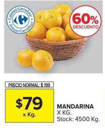 Carrefour Market Mandarina 60% Descuento oferta