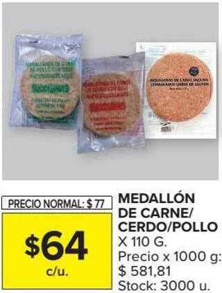 Carrefour Market Medallón De Carne Cerdo Pollo oferta