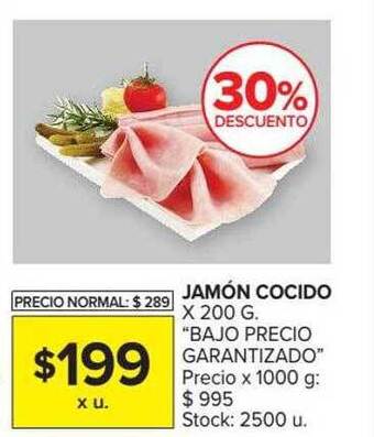 Carrefour Market Jamón Cocido oferta