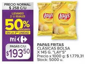 Carrefour Market Papas Fritas Clásicas Bolsa oferta