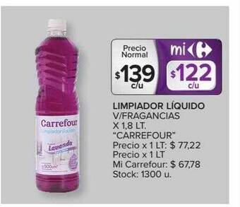 Carrefour Market Limpiador Líquido oferta