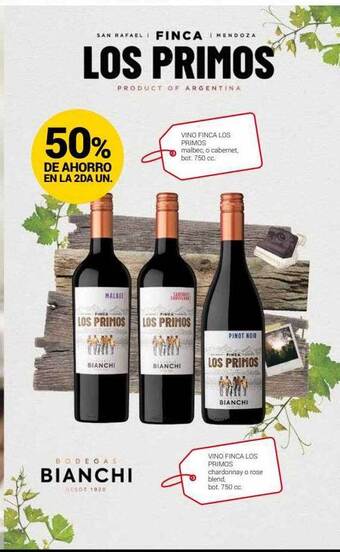 Supermercados Vea Vino Finca Los Primos oferta
