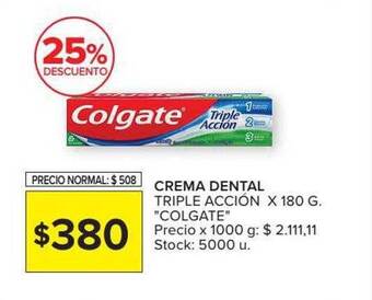 Carrefour Market Crema Dental Triple Acción oferta