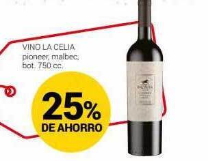 Supermercados Vea Vino La Celia Pioneer Malbec oferta
