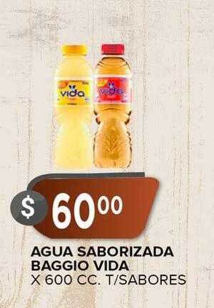 Supermercados Mayor Agua Saborizada Baggio Vida oferta