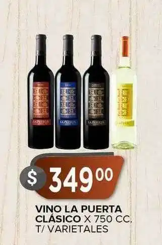 Supermercados Mayor Vino La Puerta Clásico oferta