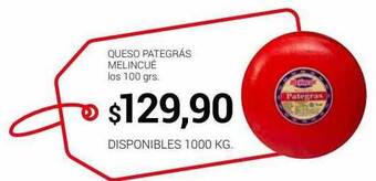 Supermercados Vea Queso Pategrás Melincué oferta
