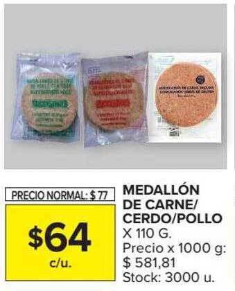 Carrefour Medallón De Carne-cerdo-pollo oferta