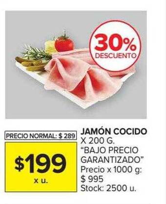 Carrefour Jamón Cocido oferta