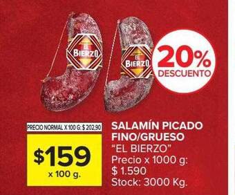 Carrefour Salamín Picado Fino-grueso oferta