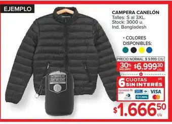 Carrefour Campera Canelón oferta
